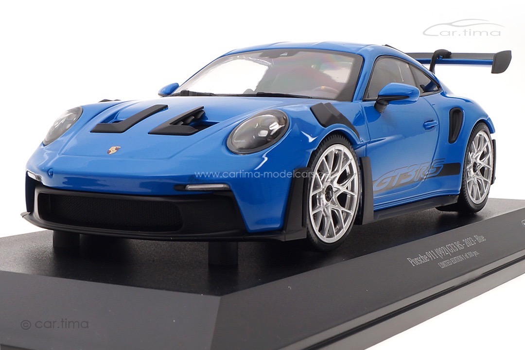 Porsche 911 (992) GT3 RS Sharkblue/Rad silber Minichamps 1:18 153062234