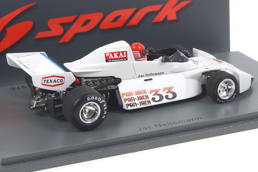 Brabham BT44B Practice Swedish GP 1976 Jac Nelleman Spark 1:43 S7095