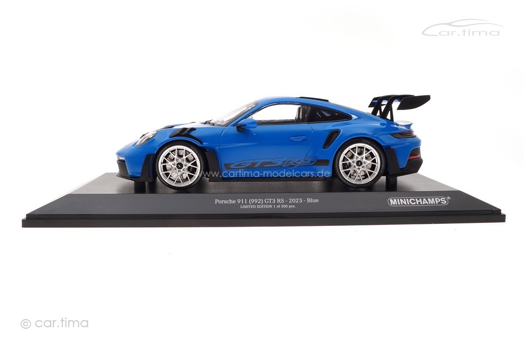 Porsche 911 (992) GT3 RS Sharkblue/Rad silber Minichamps 1:18 153062234