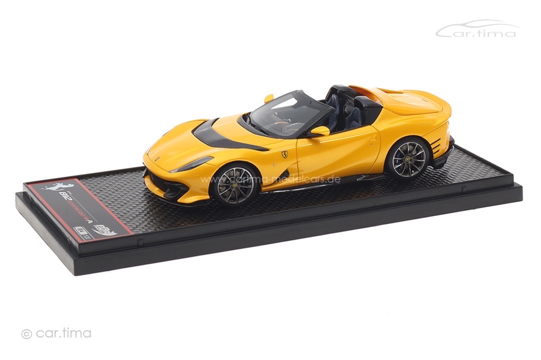 Ferrari 812 Competizione A Spider Giallo Tristrato BBR 1:43 BBRC263A