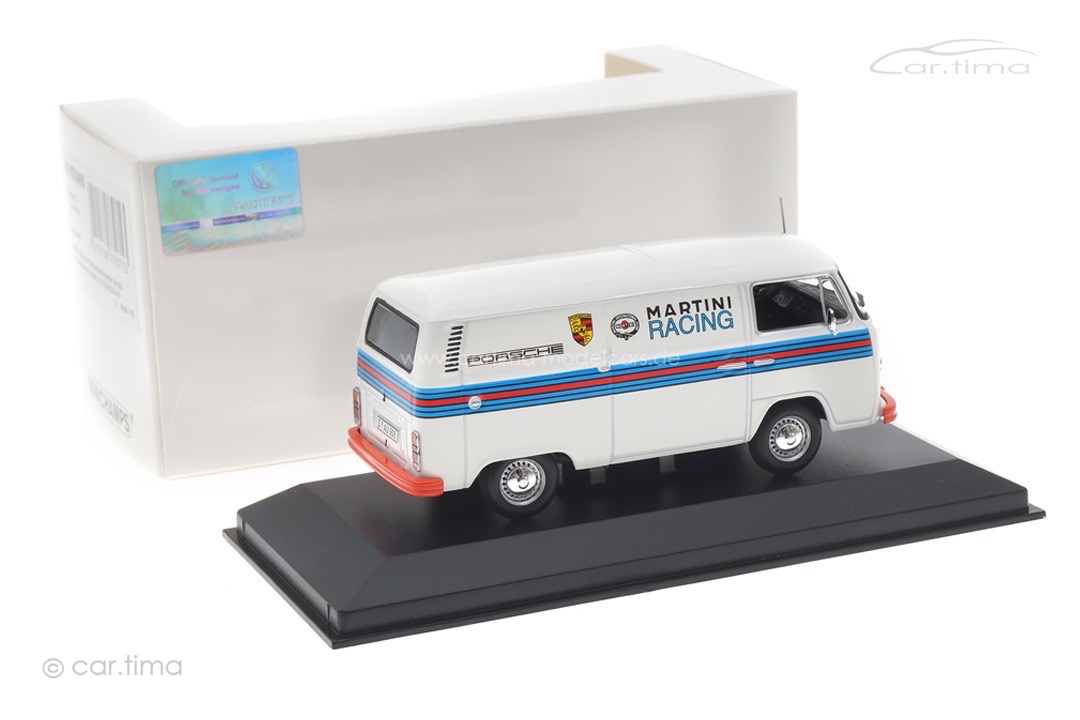 Volkswagen T2 Transporter Porsche Renndienst Martini Racing Minichamps 1:43 943053065