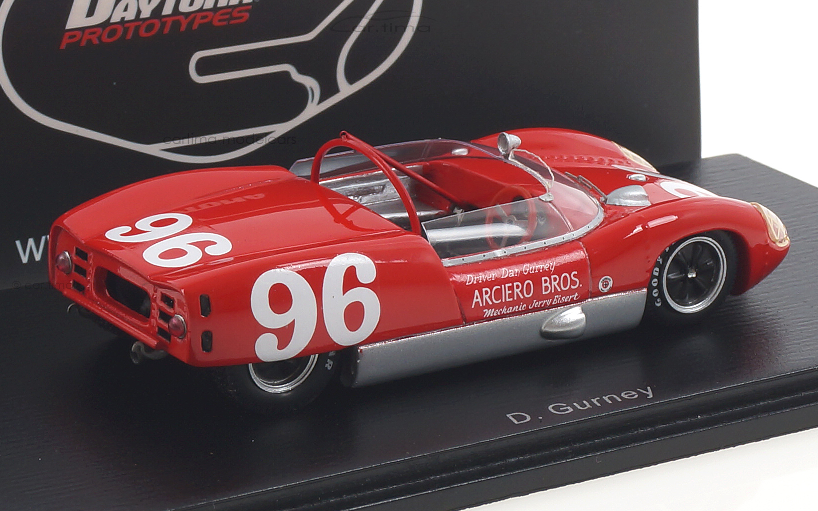 Lotus 19 Winner 3h Daytona 1962 Dan Gurney Spark 1:43 43DA62