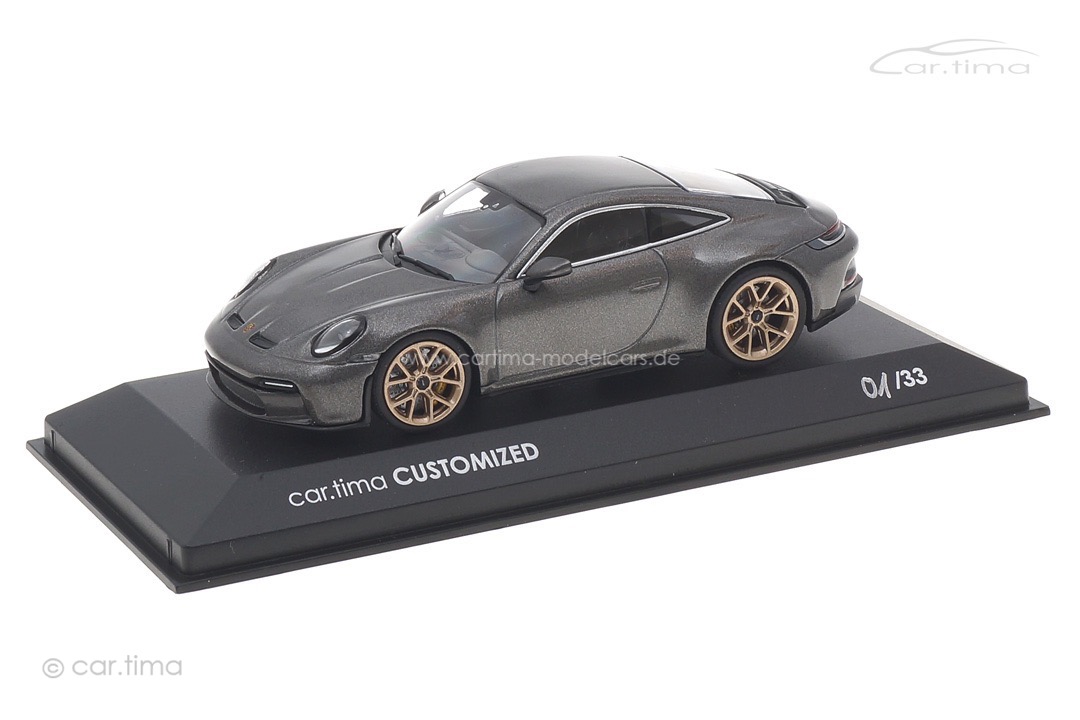 Porsche 911 (992) GT3 Touring Achatgrau/Rad Neodyme Minichamps car.tima CUSTOMIZED