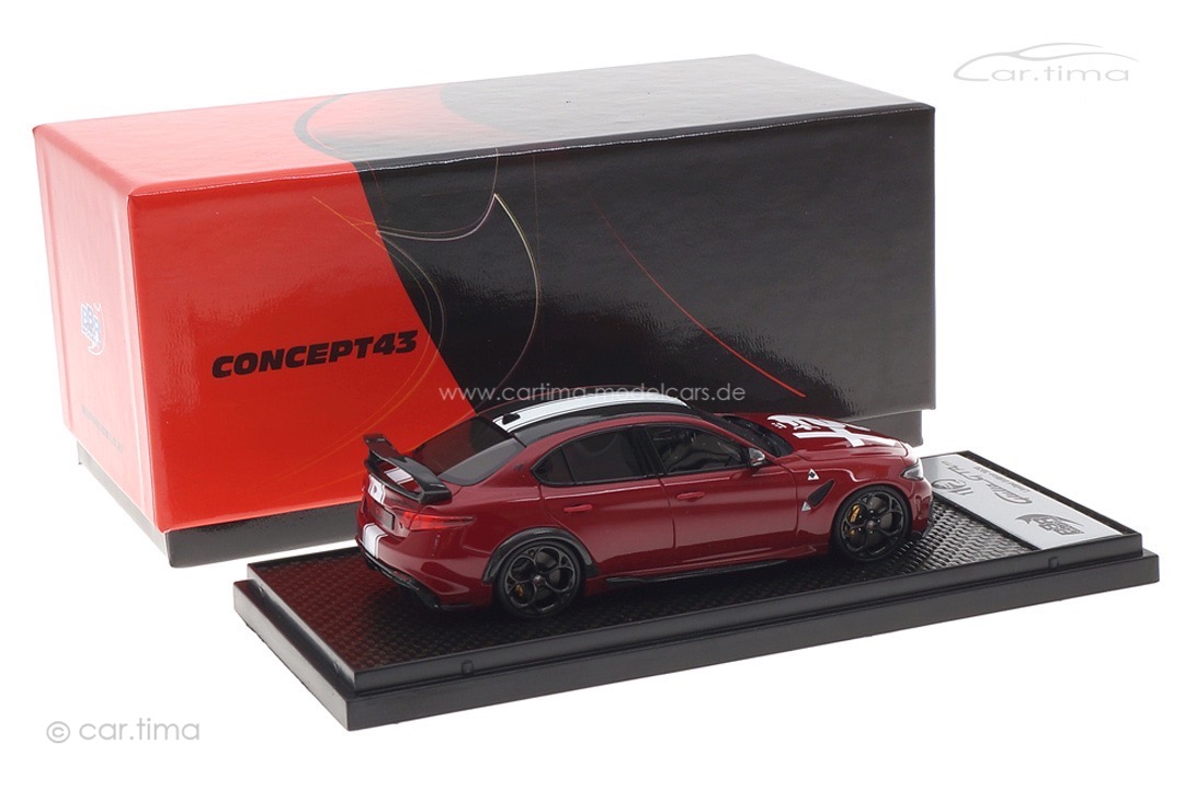 Alfa Romeo Giulia GTAM Rosso Competizione BBR 1:43 BBRC247RC-AR