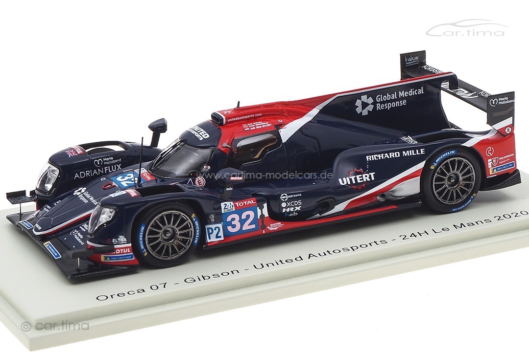 Oreca 07-Gibson 24h Le Mans 2020 Brundle/Owen/van Uitert Spark 1:43 S7972