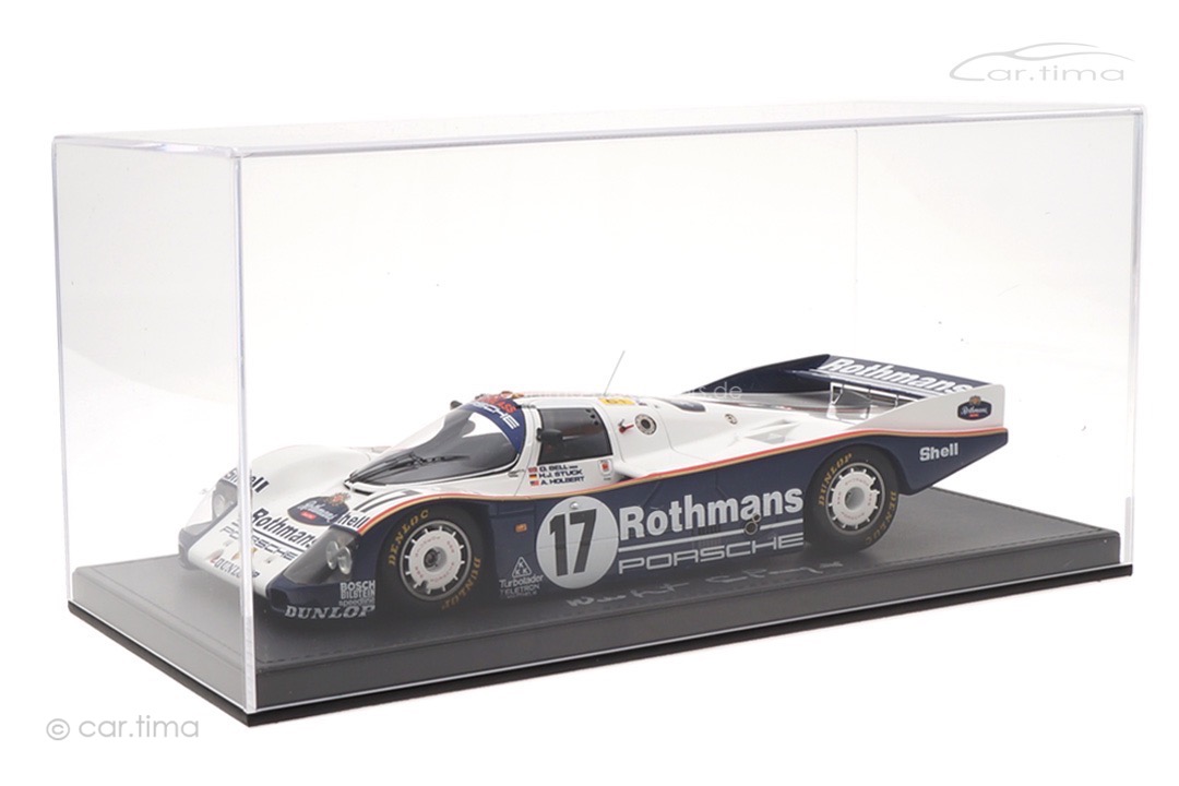 Porsche 962 Winner 24h Le Mans 1987 Originalsignatur Norbert Singer inkl. Vitrine Spark 1:18