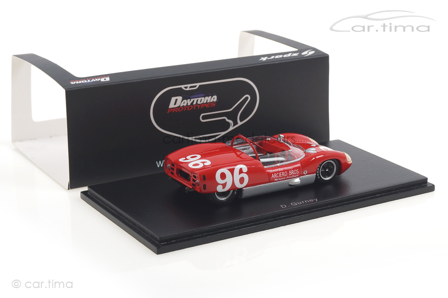 Lotus 19 Winner 3h Daytona 1962 Dan Gurney Spark 1:43 43DA62