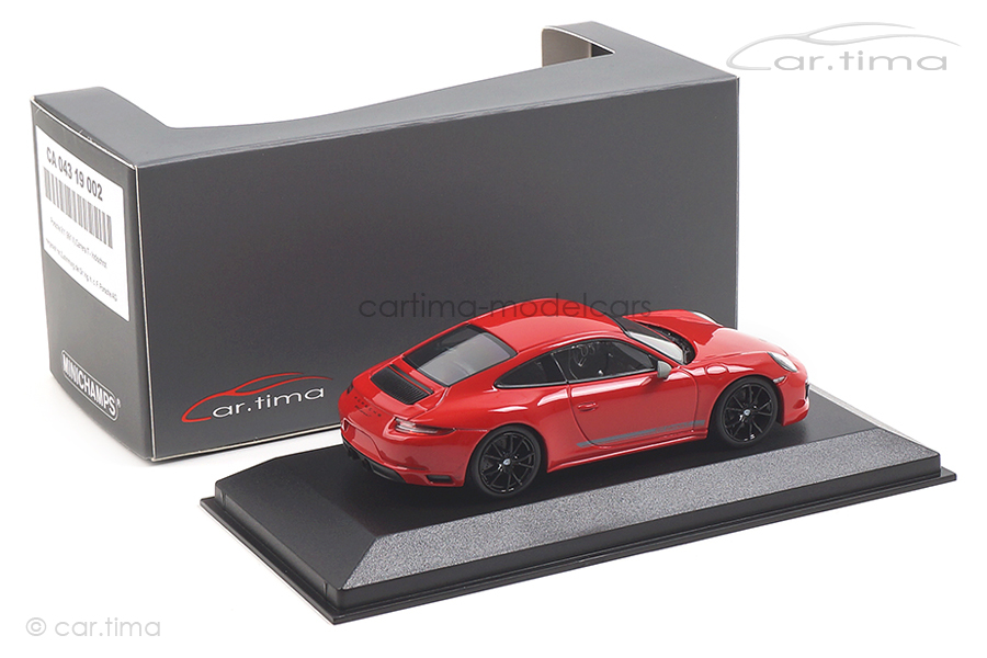 Porsche 911 (991 II) Carrera T Indischrot/Rad schwarz Minichamps 1:43 CA04319002B