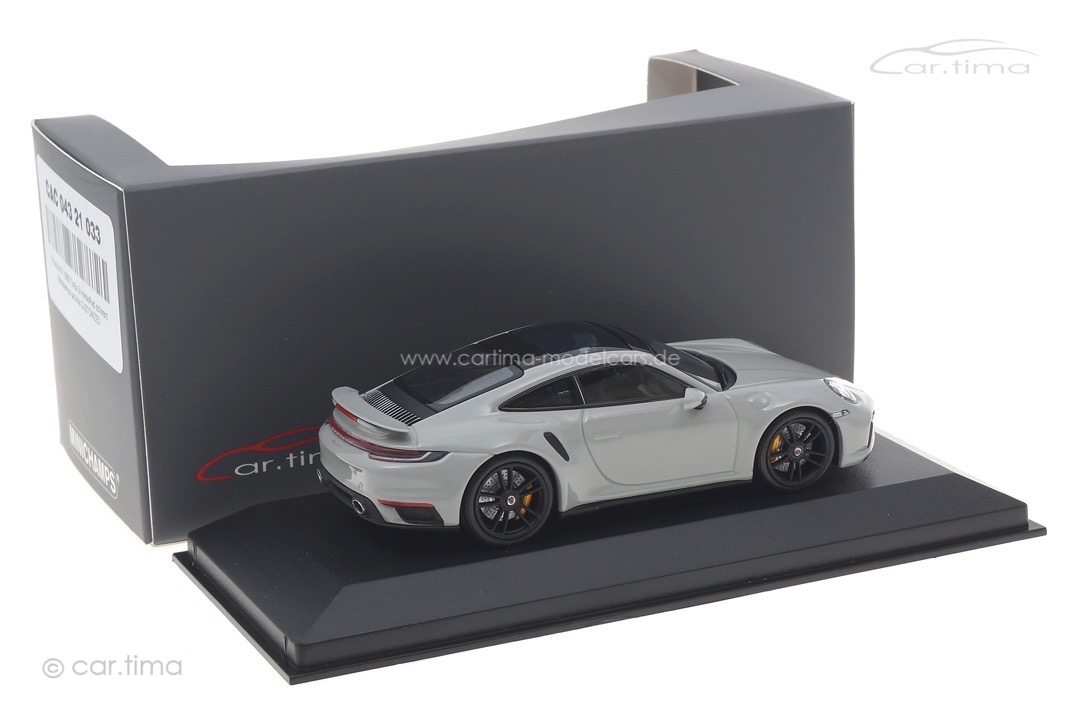 Porsche 911 (992) Turbo S Kreide/Rad schwarz Minichamps car.tima CUSTOMIZED CAC04321033